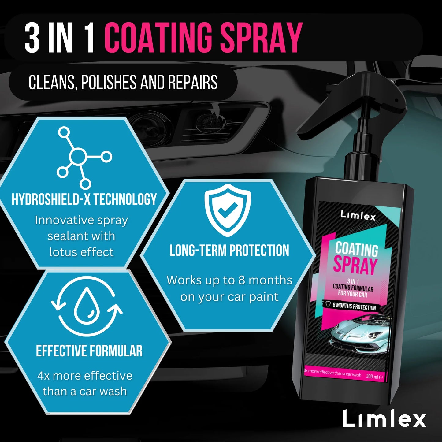 Coating Spray & Foam Car Cleaner